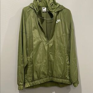 Nike Men’s  Green Windbreaker Jacket